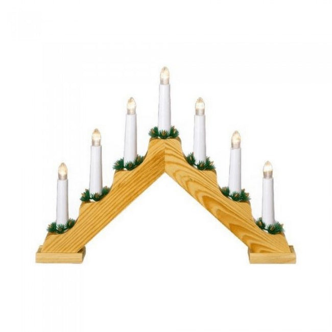 Front - Premier LED Christmas Candle Bridge Decoration