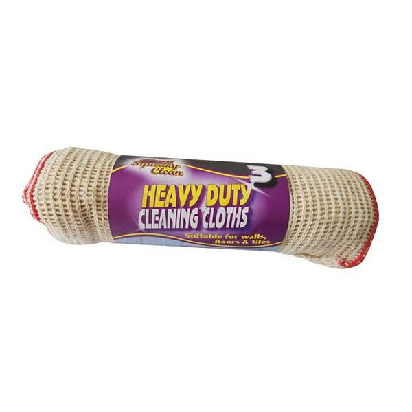 Beige - Front - Squeaky Clean Floorcloths (Pack Of 3)