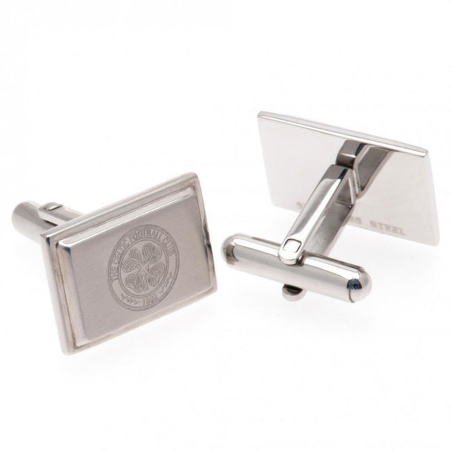 Front - Celtic FC Stainless Steel Cufflinks