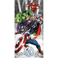 Front - Avengers Action Pose Beach Towel