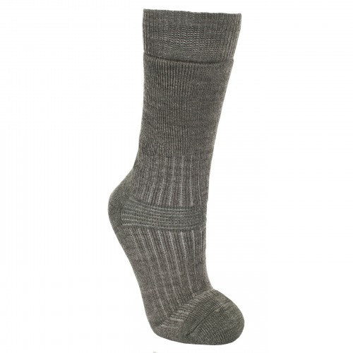 Front - Trespass Mens Sheltered Padded Hiking Socks