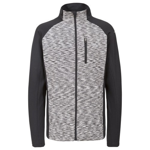 Front - Trespass Mens Ferris Full Zip Active Top