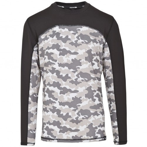 Front - Trespass Mens Drill Baselayer Top