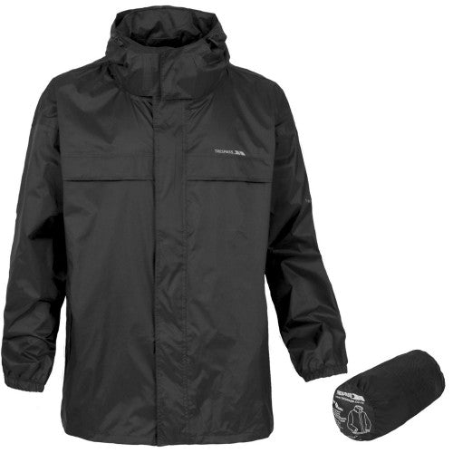 Front - Trespass Adults Unisex Packa Waterproof Packaway Jacket