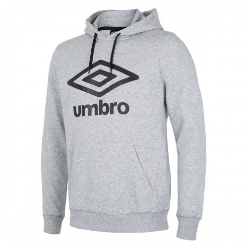 Front - Umbro Mens Stacked Logo Hoodie