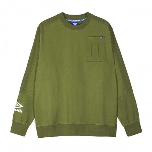 Front - Umbro Mens Concord Drill Sweatshirt