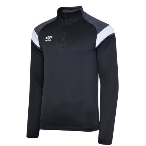 Front - Umbro Childrens/Kids Half Zip Jersey