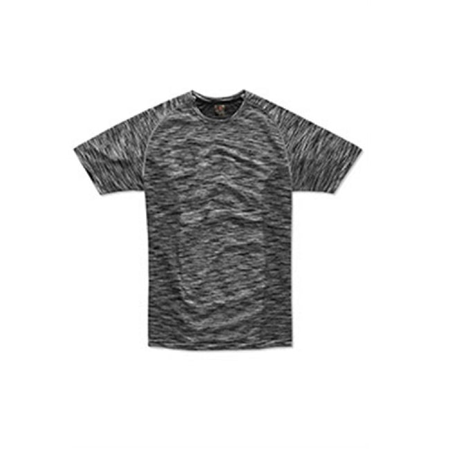 Black Opal Melange - Side - Stedman Mens Active Seamless Raglan Tee