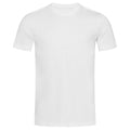 White - Front - Stedman Mens James Organic Tee