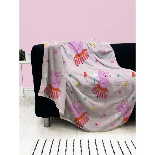 Pink - Back - Peppa Pig Magic Fleece Blanket