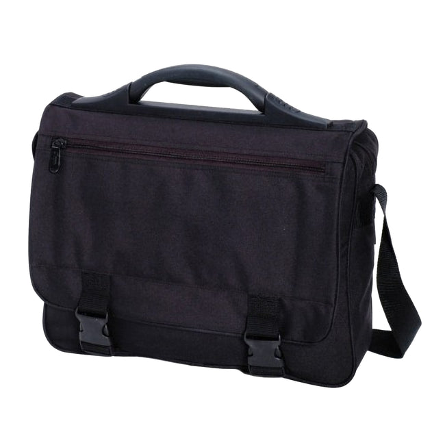 Black - Front - Shugon Dublin Briefcase Bag (11 Liters)