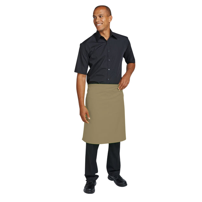 Biscuit - Back - Dennys Multicolored Catering Waist Apron 28x36ins