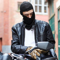 Black - Back - Beechfield® Unisex Adults Microfibre Balaclava