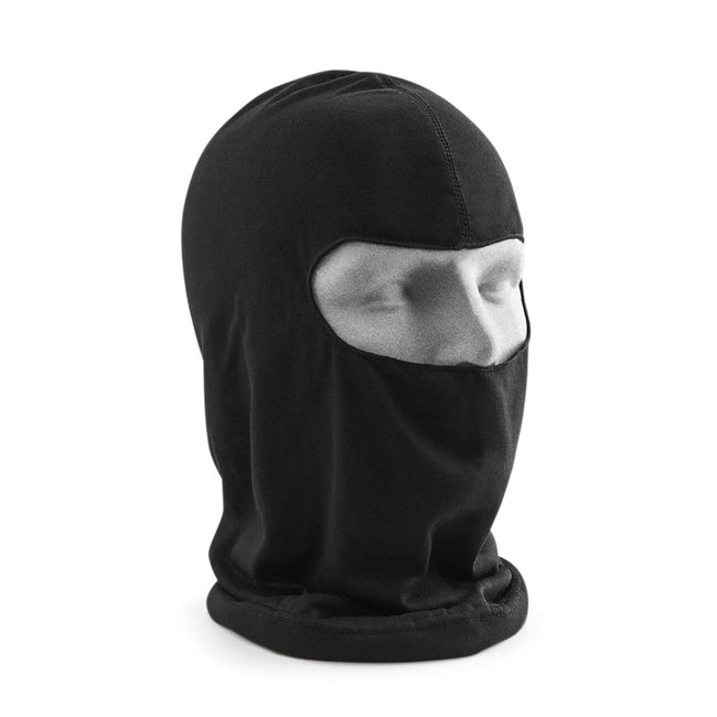 Black - Side - Beechfield® Unisex Adults Microfibre Balaclava