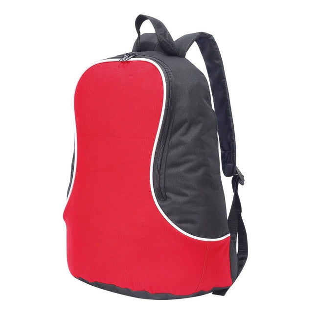 Red-Black - Front - Shugon Fuji Basic Backpack (10 liters) (Pack of 2)