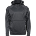 Dark Gray Melange - Front - Tee Jays Mens Performance Hoodie
