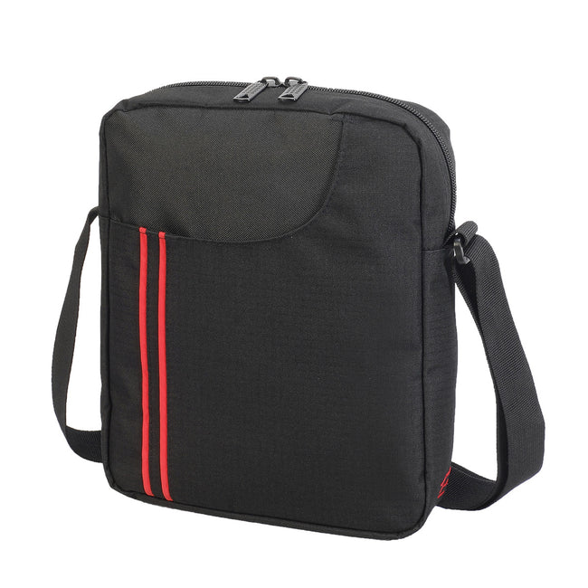 Black-Red - Front - Shugon Rennes Cross Bofy Pouch