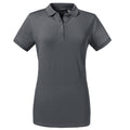 Convoy Gray - Front - Russell Womens-Ladies Tailored Stretch Polo