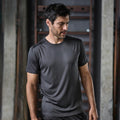 Dark Gray - Back - Tee Jays Mens Luxury Sport Tee