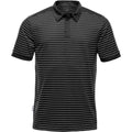 Black-Gray Heather - Front - Stormtech Mens Railtown Polo Shirt