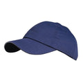 Navy-Putty - Front - Result Plain Premium Heavy Brushed Baseball Cap