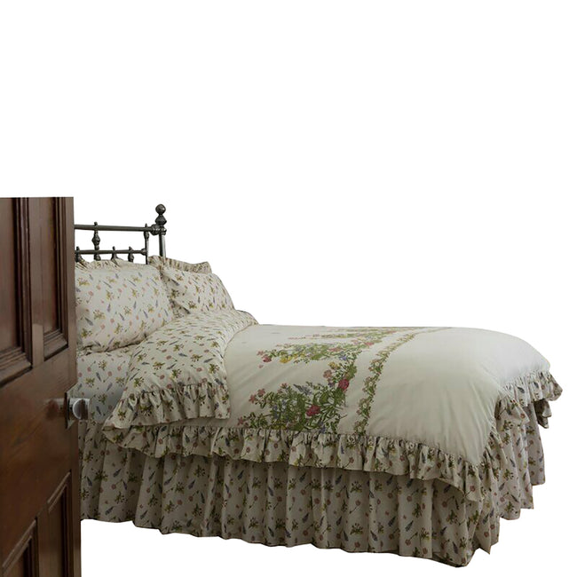 Ivory - Front - Belledorm Bella Mae Fitted Valance