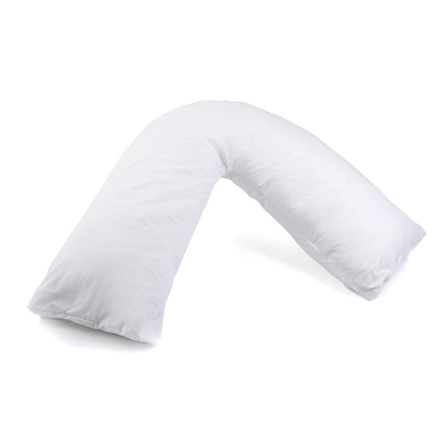 White - Front - Belledorm Clusterball Orthopedic V Shaped Pillow