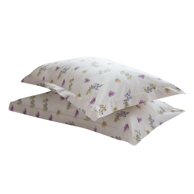 Multicolored - Front - Belledorm Delphine Oxford Pillowcase (1 Pair)