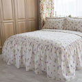 White-Yellow-Pink - Front - Belledorm Delphine Bedspread