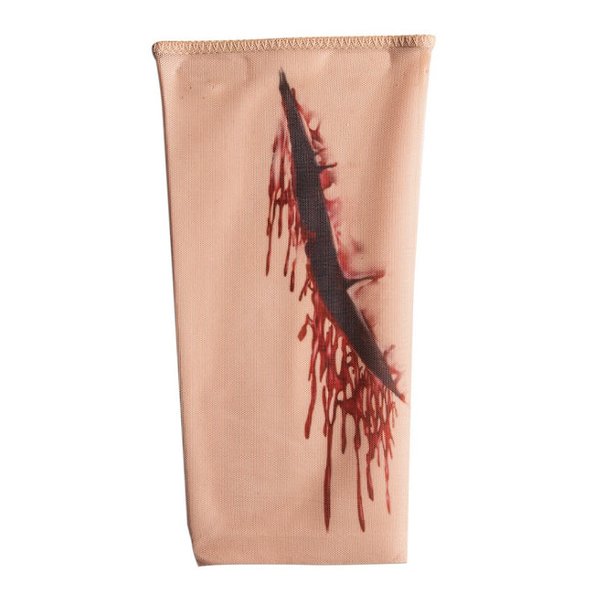 Beige-Red - Front - Bristol Novelty Unisex Scar Sleeve