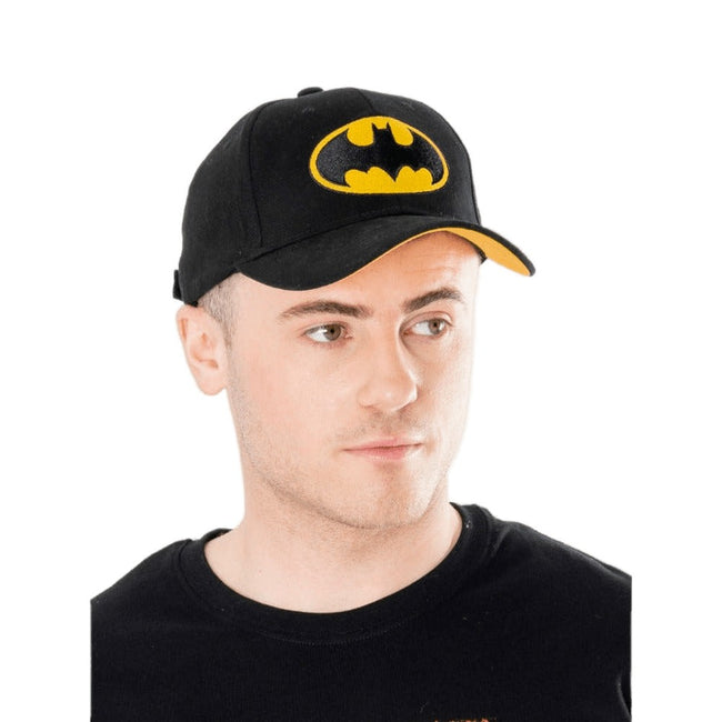 Black-Yellow - Front - Batman Unisex Adult Baseball Cap