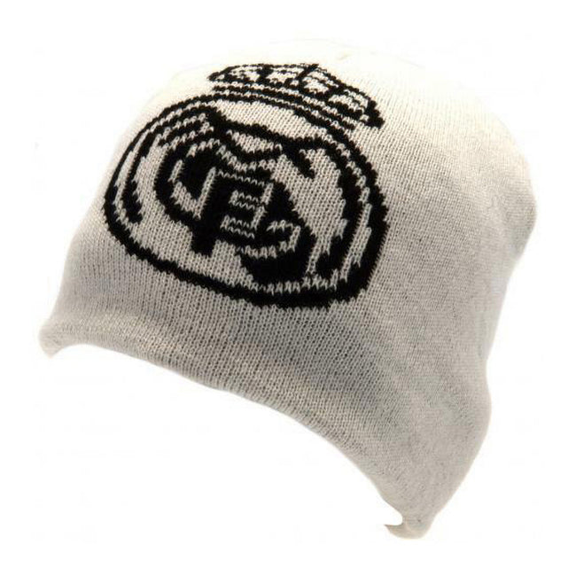 Black-White - Side - Real Madrid CF Reversible Beanie
