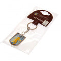 Silver-Blue-Yellow - Back - Aston Villa FC Crest Keychain