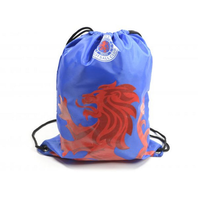 Royal Blue-Red - Front - Rangers FC Drawstring Bag