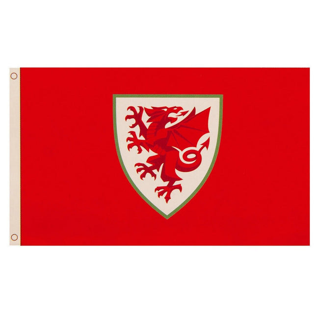 Red - Front - Wales Core Crest Flag