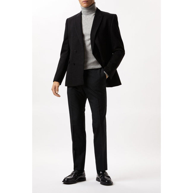 Black - Lifestyle - Burton Mens Double-Breasted Slim Jacket