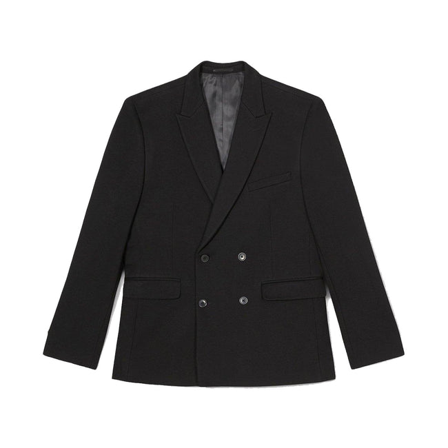 Black - Front - Burton Mens Double-Breasted Slim Jacket