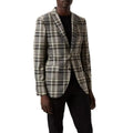 Brown - Front - Burton Mens Checked Slim Jacket