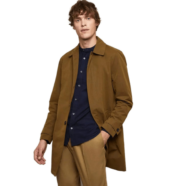 Khaki - Front - Burton Mens Classic Mac Regular Coat
