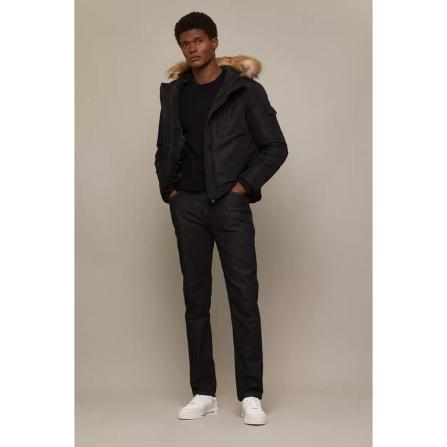 Black - Lifestyle - Burton Mens Smart Short Hooded Regular Parka