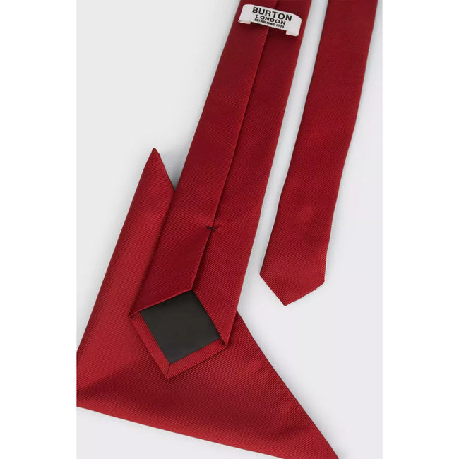 Red - Lifestyle - Burton Mens Tie & Pocket Square Set