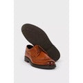 Tan - Side - Burton Mens Leather Brogues