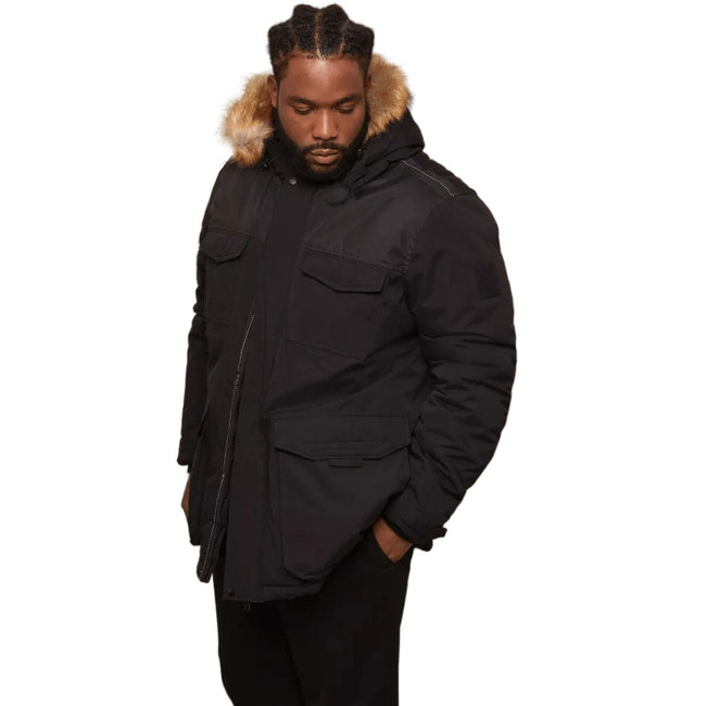 Black - Front - Burton Mens Heavyweight Plus And Tall Parka