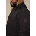 Black - Side - Burton Mens Heavyweight Plus And Tall Parka