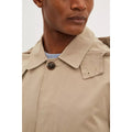 Tan - Side - Burton Mens Hooded Raincoat
