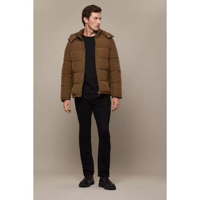 Khaki - Lifestyle - Burton Mens Crinkle Heavyweight Puffer Jacket