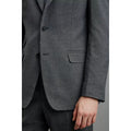 Gray - Pack Shot - Burton Mens Grindle Tailored Suit Jacket