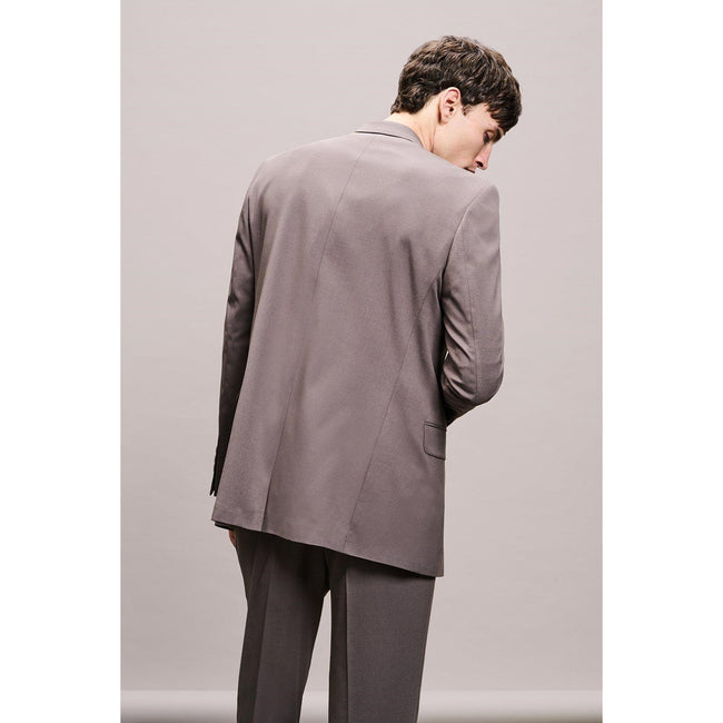 Purple - Back - Burton Mens Relaxed Fit Suit Jacket