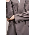 Purple - Side - Burton Mens Relaxed Fit Suit Jacket