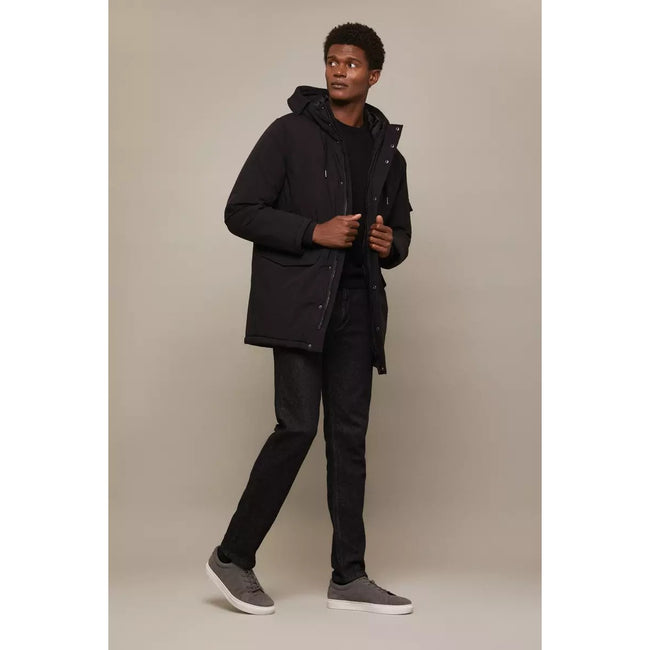 Black - Lifestyle - Burton Mens Hooded Padded Parka